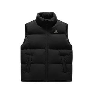 KELME卡尔美户外羽绒马甲男冬保暖立领防风坎肩运动马夹背心外套