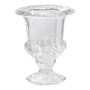 法式ins风高脚杯花瓶玻璃透明水养插花瓶客厅餐桌摆件高档高级感