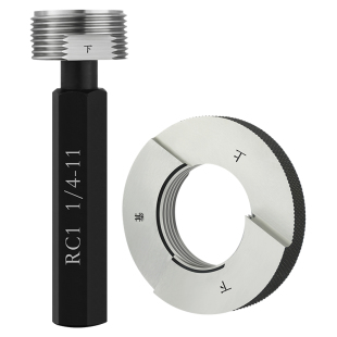 RC螺纹塞规/R螺纹环规/锥管螺纹规/R1/8-R2通止规量规内径检具