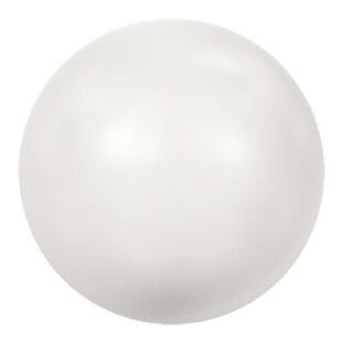 奥地利施华洛水晶无孔圆珍珠5809-650白色DIY发饰婚纱服装散珠