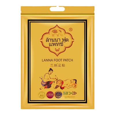 泰国LANNA兰纳足贴10包+膝盖贴1盒生姜艾草改善湿寒驱湿组合
