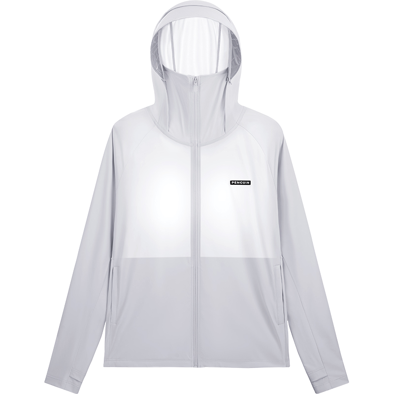 企鹅光合防晒衣女2025夏季新款原纱皮肤衣防紫外线户外防晒服连帽