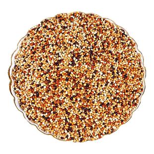 再再虎皮牡丹玄凤中小型鹦鹉鸟粮饲料五色黍子鹦鹉谷子带壳混合粮