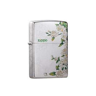 zippo打火机春绘茉莉予君莫离官方正品煤油防风七夕礼物送男友