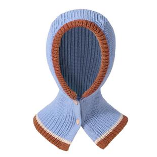 婴儿帽子冬针织帽围脖一体帽2024新款保暖宝宝红色过年羊毛毛线帽