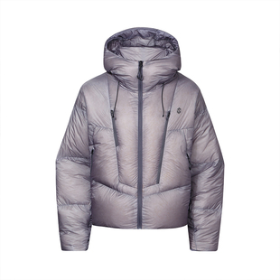 GuukaTech户外御寒保暖连帽羽绒服女 700蓬松防风防水轻盈外套冬