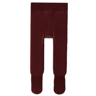 宝宝连脚裤袜加绒加厚打底男女新生婴儿童秋冬季保暖纯白色可开裆