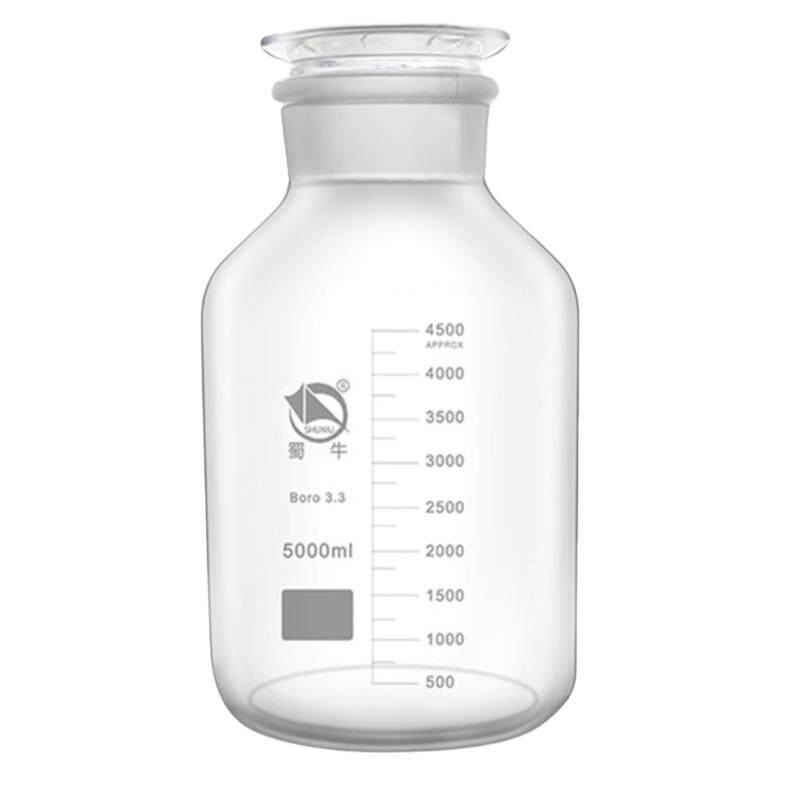 蜀牛广口试剂瓶磨砂瓶泡酒玻璃瓶