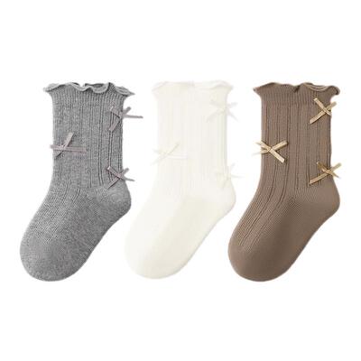 小龙人无骨婴儿花边袜子春秋款