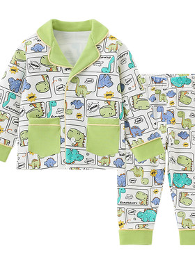 儿童睡衣纯棉家居服套装