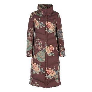 乔万尼商场同款国风美好寓意大气优雅收腰显身材重工制保暖羽绒服