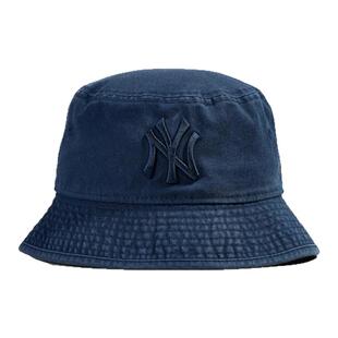 New Era纽亦华MLB纽约扬基队男女休闲潮流全棉渔夫帽子