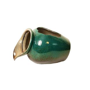 庭院造景古法养鱼流水陶罐鱼缸配件水车装饰循环生态鱼缸景观喷泉