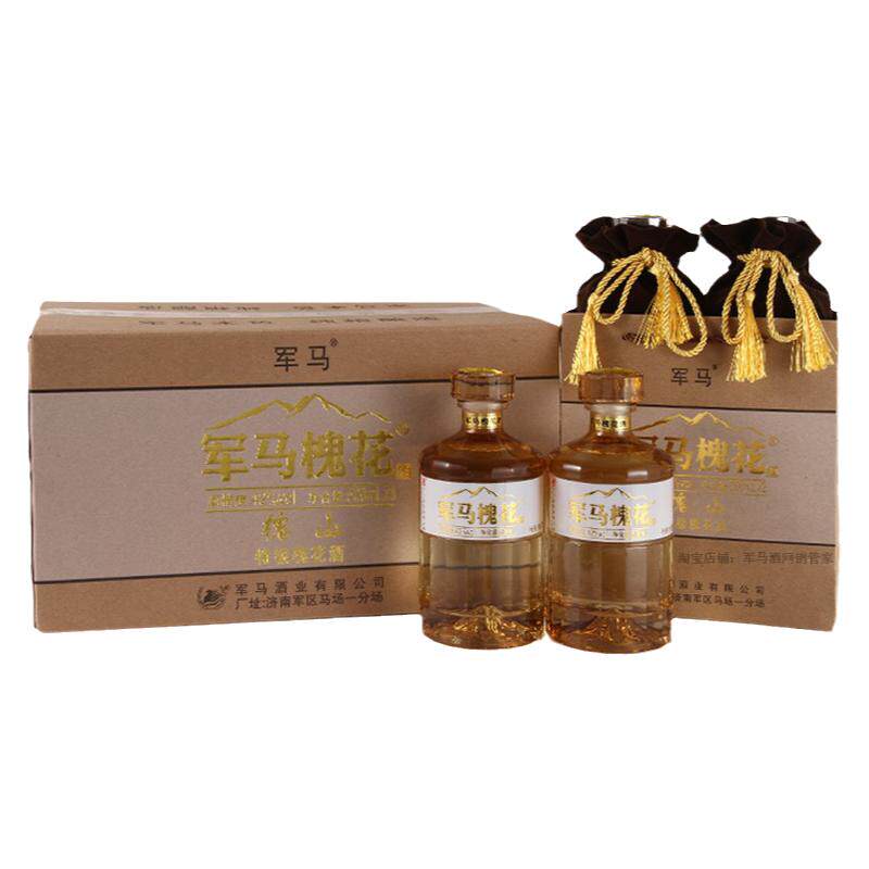 军马500ml东营产地42度槐花香酒
