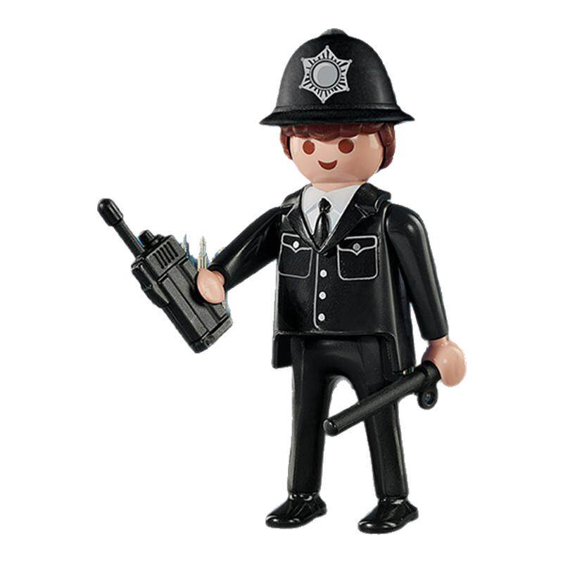 PLAYMOBIL摩比世界警察波比儿童玩具男孩儿童节礼物手办9237人偶
