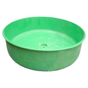 无毒害玻璃钢水槽圆形养鱼池树脂鱼苗孵化大型养殖鱼池沉淀桶