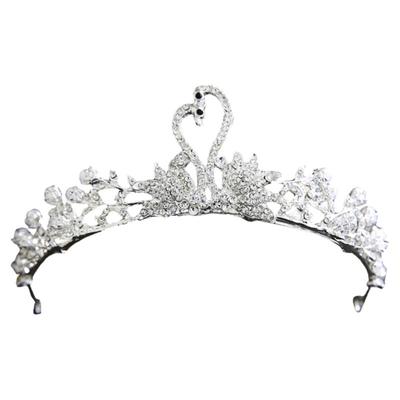 皇冠头饰新款水钻礼服