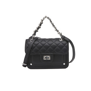 意尔康2026新款包包女士斜挎包链条包时尚质感菱格包单肩斜挎小包