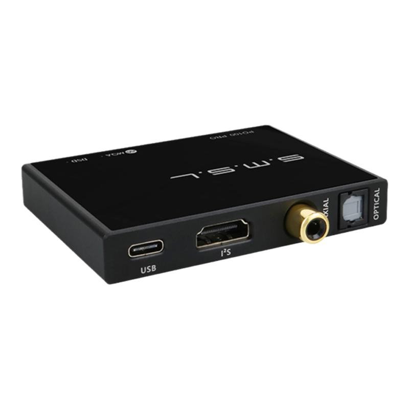 SMSL双木三林PO100 PRO XMOS数字界面USB转光纤同轴 2S MQA PS5