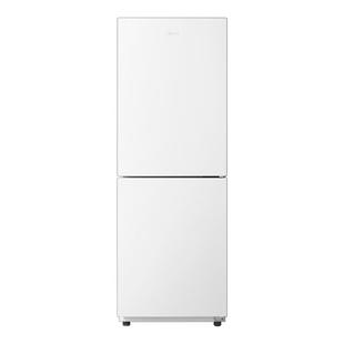 美的190双开门两门白色家用小型宿舍租房超薄电冰箱节能省电官方