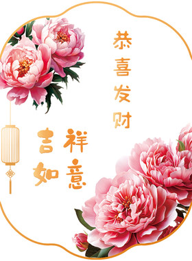 透明静电窗花贴纸双面同色