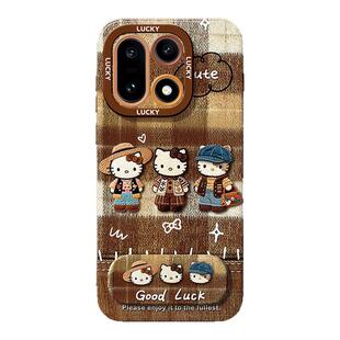 适用于一加15手机壳新款女生oneplus13镜子支架13T可爱凯蒂猫12/10pro软硅胶ACE6防摔5至尊版3带挂绳2v保护套