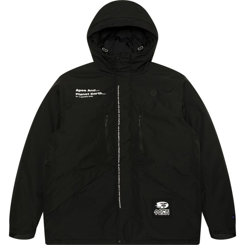 Aape猿人徽章羽绒服外套7605XXL