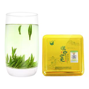 2025新茶现货汉江春汉中仙毫春季雀舌绿茶釉彩陶瓷双罐礼盒装茶叶