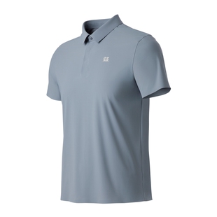 KOLON SPORT可隆抗菌接触凉感UPF40+冷黑POLO户外短袖