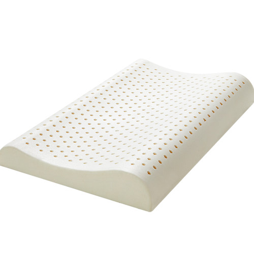 8H 泰国天然乳胶低枕5-7cm低薄高弹透气抑菌护颈成人儿童枕头枕芯