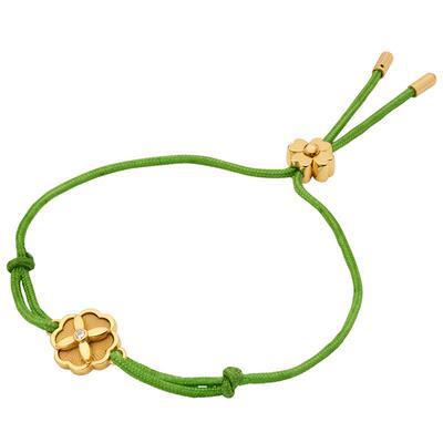 katespade桃心四叶花滑动手链