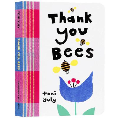 英文原版Thank You, Bees Board book谢谢你蜜蜂低幼儿童英语启蒙认知图画书绘本撕不烂纸板书亲子早教读物童书Candlewick正版进口