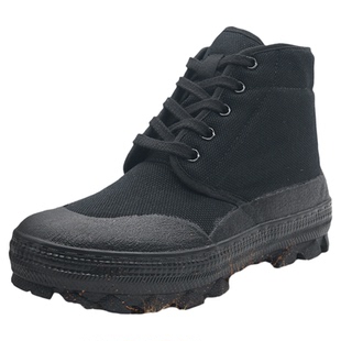 3537正品冬季解放鞋男款潮高帮加棉加厚保暖胶棉鞋耐磨工地劳保鞋