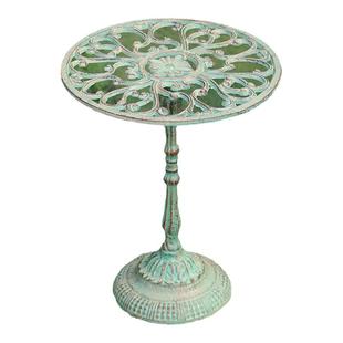 铁艺欧式做旧铸铁高脚花架凳户外花园阳台花盆抬高架落地式置物架