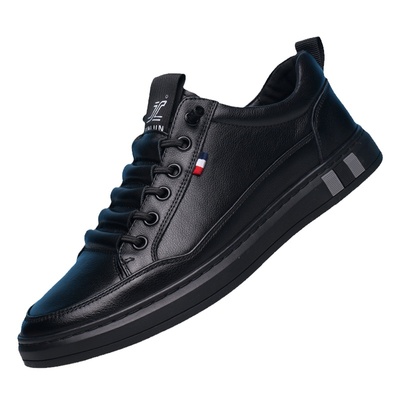 2024新款冬季舒适真皮休闲皮鞋