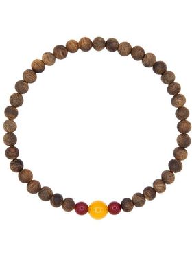 沉香手串女款文玩木头手链小米珠