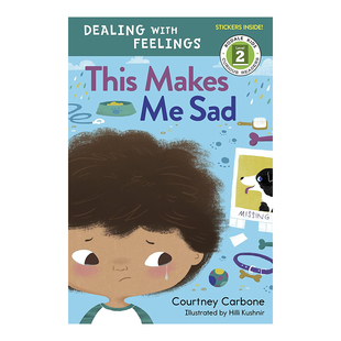 【现货】这让我伤心 THIS MAKES ME SAD英文儿童绘本原版图书进口书籍Courtney Carbone
