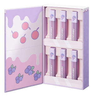 Colorkey珂拉琪冰淇淋迷你唇露礼盒限定唇釉丝绒雾面口红套盒套装