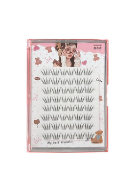 麦丢丢天使蕾蕾假睫毛韩感女团