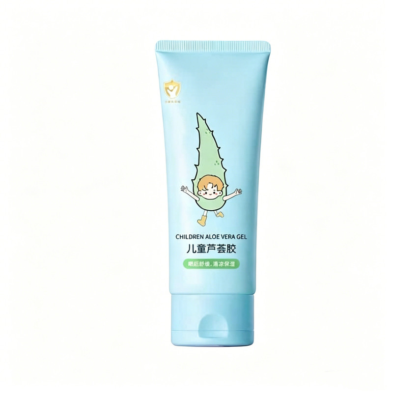 儿童芦荟胶润肤乳舒缓保湿温