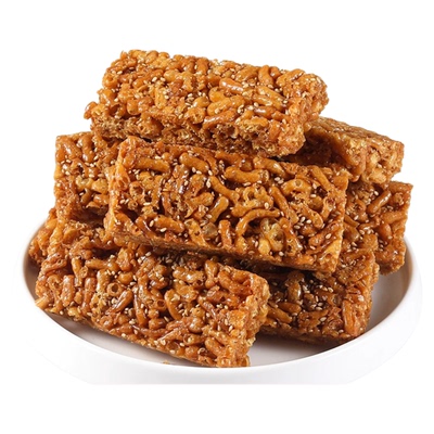 老式沙琪玛香葱琪玛酥萨其马8090后怀旧零食休闲传统糕点小吃食品