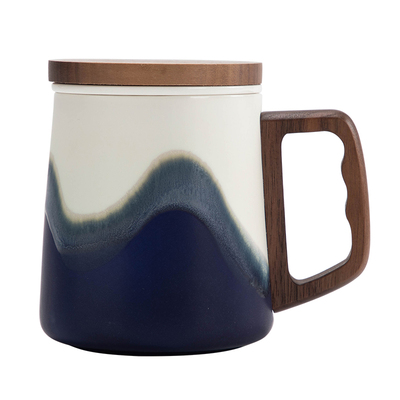 山海泡茶马克杯情侣对杯