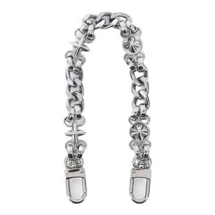 适用lv nano枕头包装饰链条改造keepall包链条四叶草百搭挂饰配件