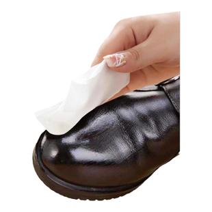 皮鞋专用擦鞋湿巾无色通用一次性鞋油独立包装单片装便携清洁神器