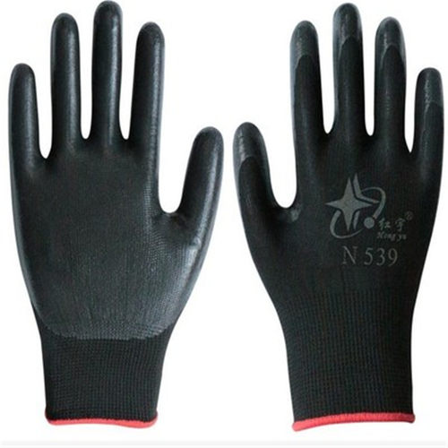 12双包邮星宇红宇N539丁青浸胶劳保手套机械耐磨耐油防护手套