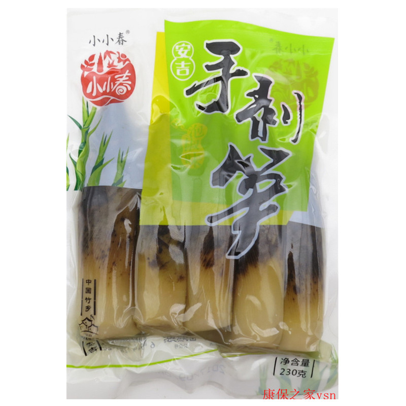 浙江安吉小小春手剥笋手拨笋零食开袋即食手撕笋竹笋泡椒味老汤味