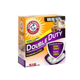 艾禾美铁锤猫砂26.3磅美国进口宠物无尘除臭结团猫咪用品膨润猫砂