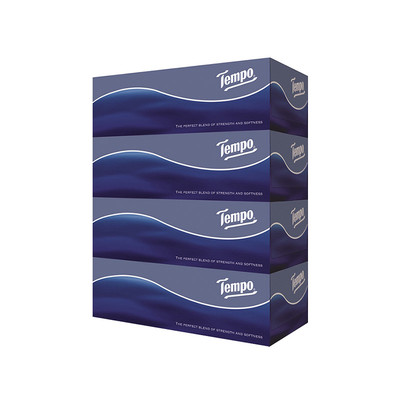 tempo得宝纸巾盒装硬盒面巾纸