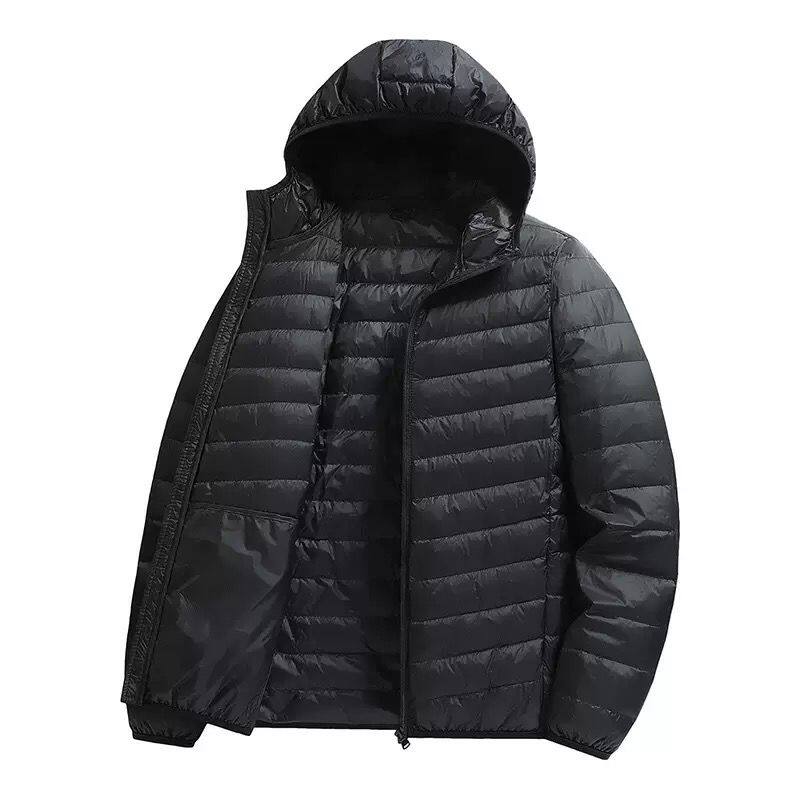 轻薄羽绒服男款大码300斤宽松薄款加肥加大胖子轻便冬季男装外套