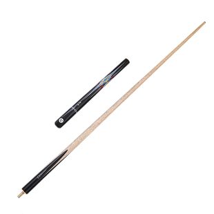 柏示其雷神台球杆小头杆中式黑八专用四花分体斯诺克九球白木蜡